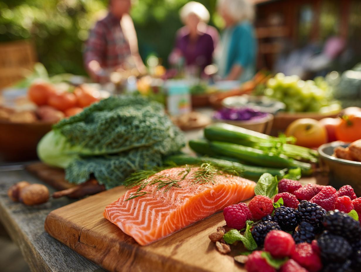 Люди різного віку займаються м'якими вправами для суглобів